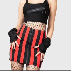 Killstar Total Rush Mini Skirt Size XXL BNWT